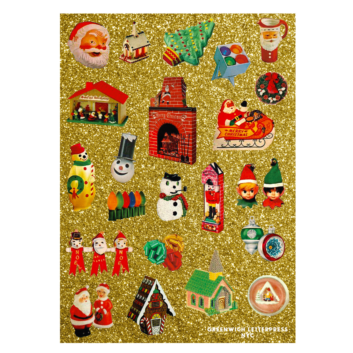 Christmas Old-School Sticker Sheet