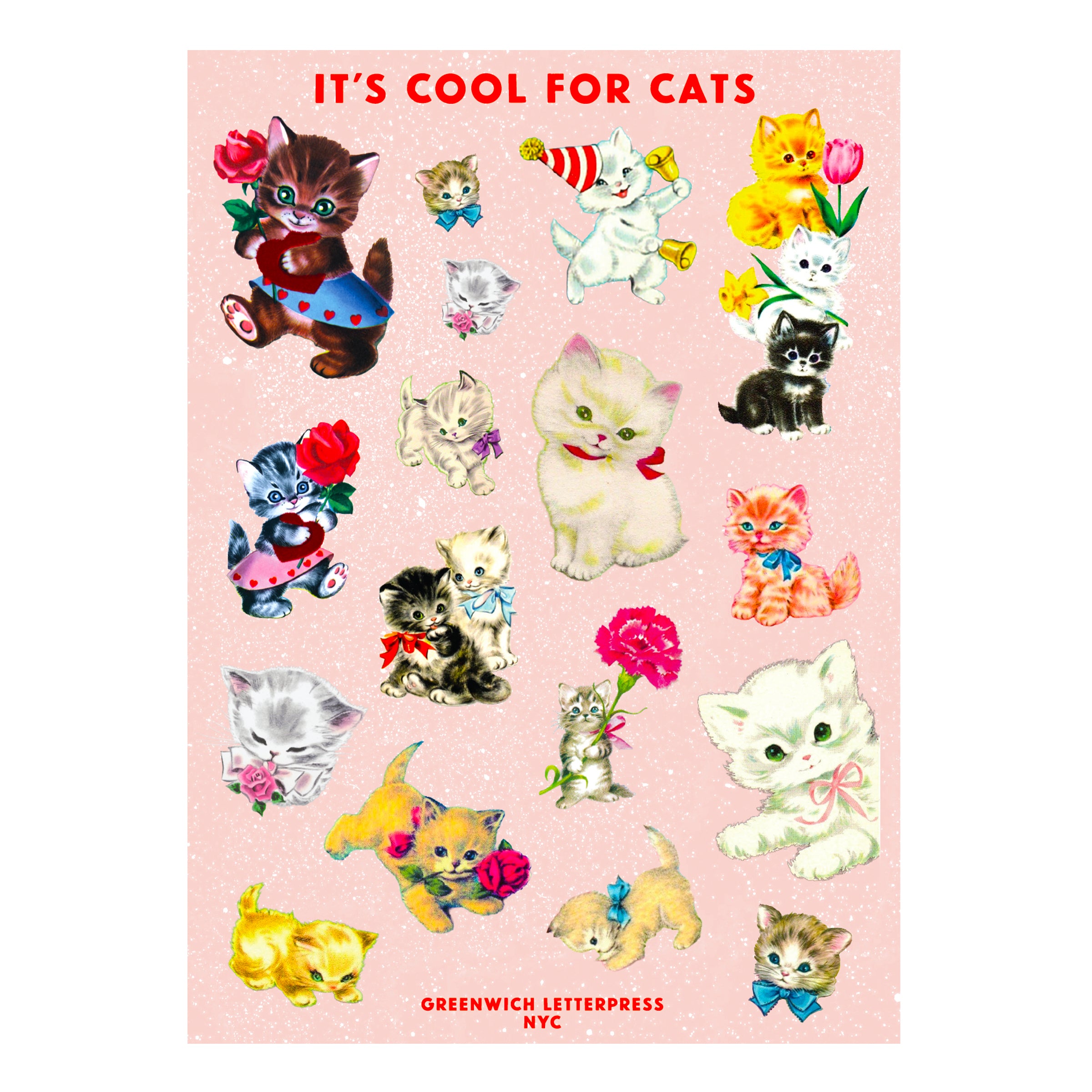 Cool For Cats Sticker Sheet