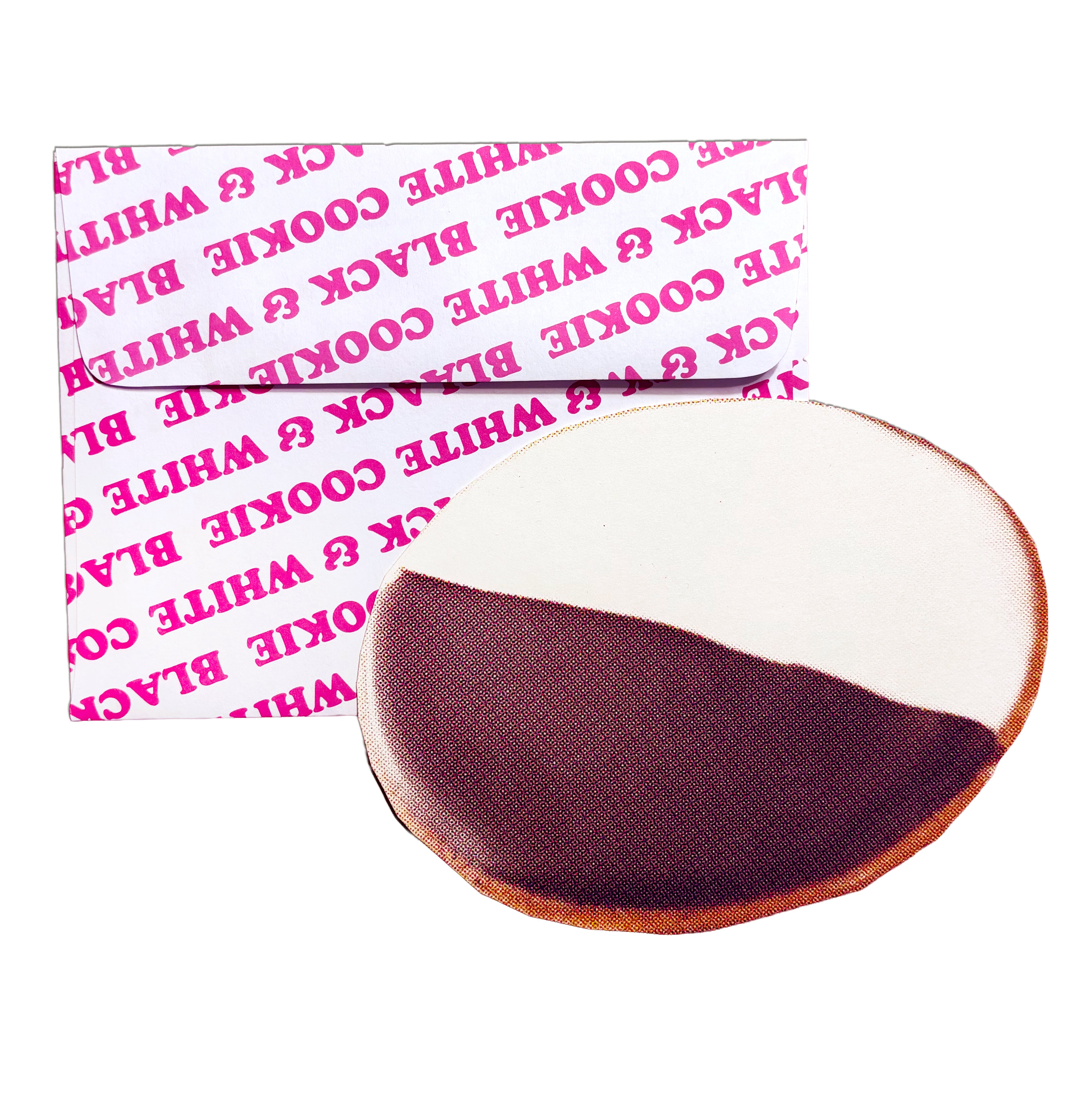 Retro NYC Cookie Postcard with Envelope