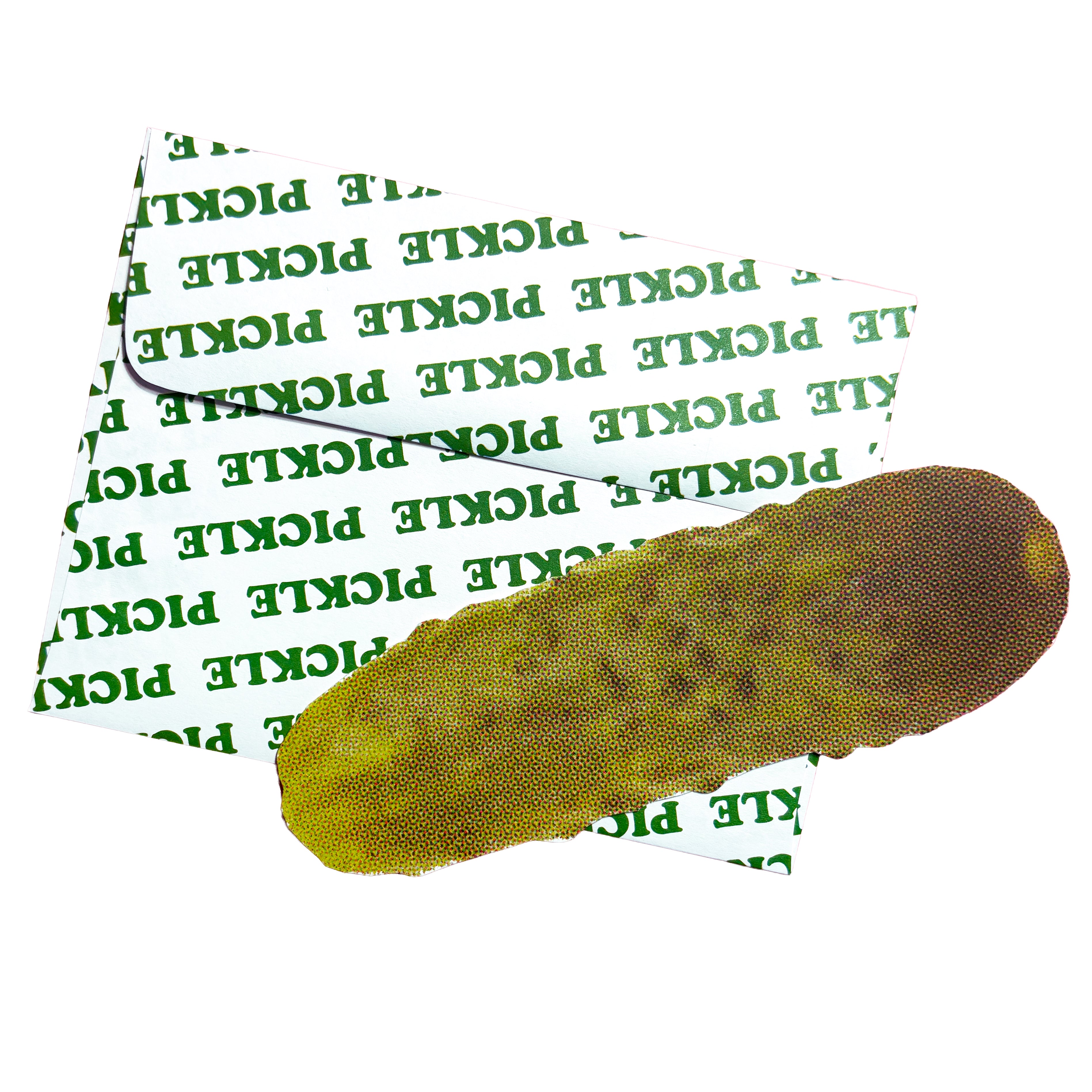 Retro NYC Pickle Postcard with Envelope
