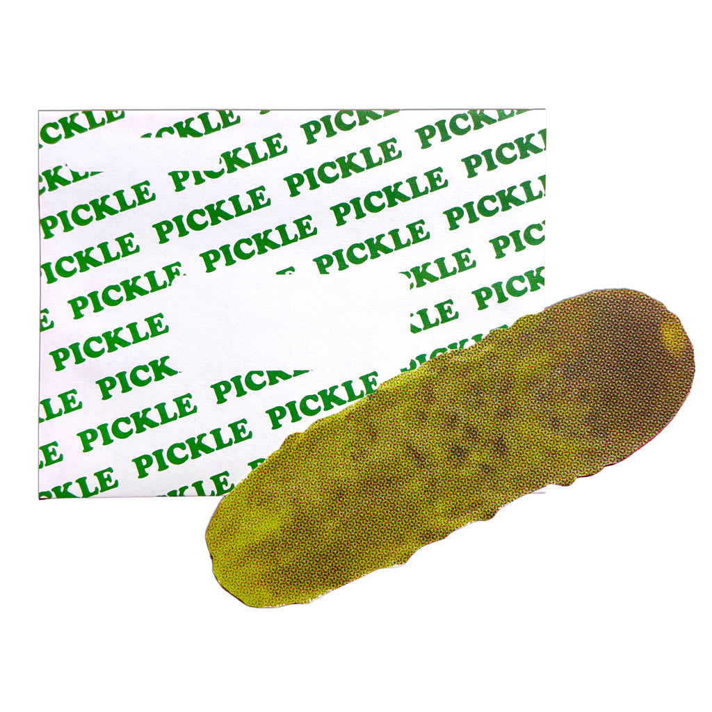 Retro NYC Pickle Postcard with Envelope
