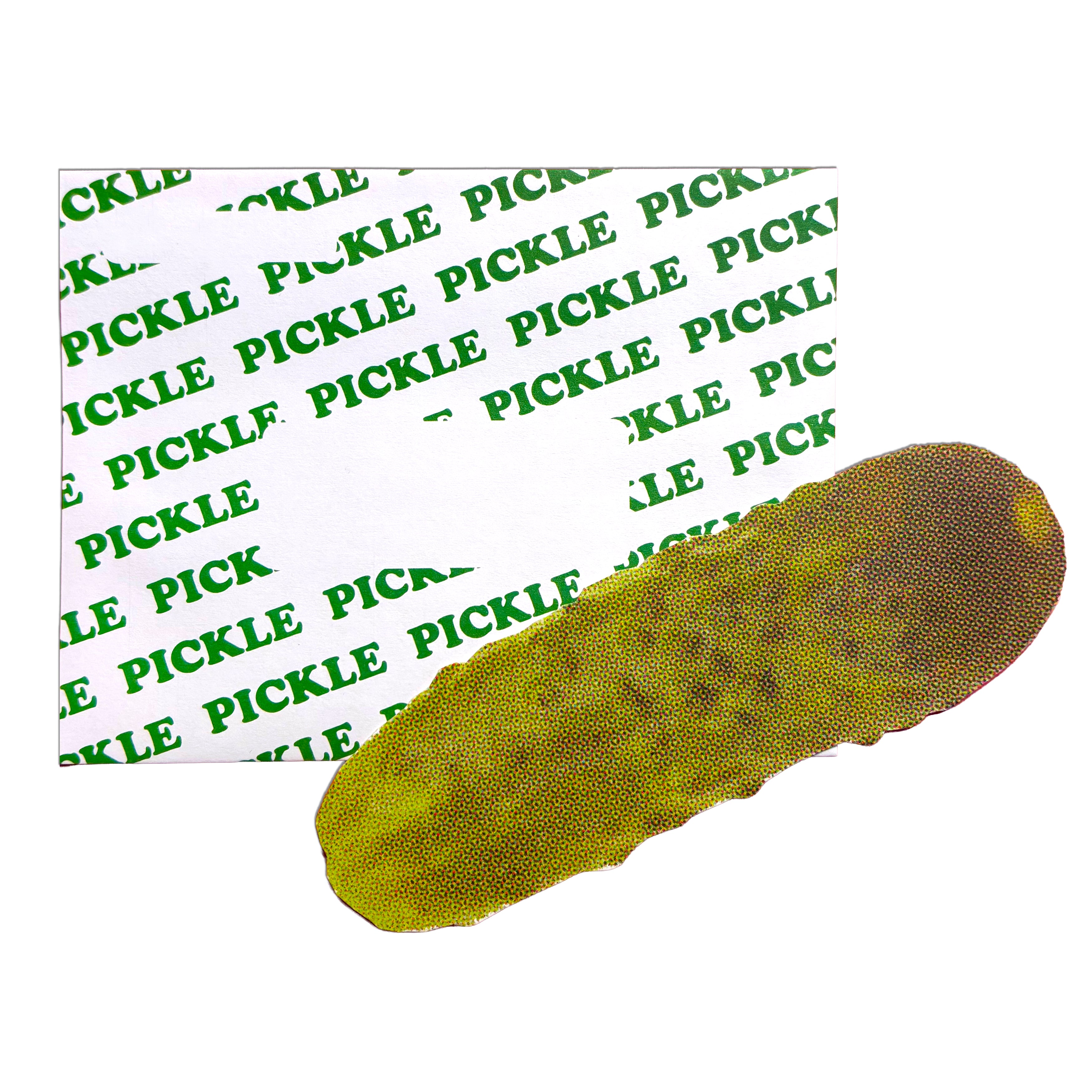 Retro NYC Pickle Postcard with Envelope