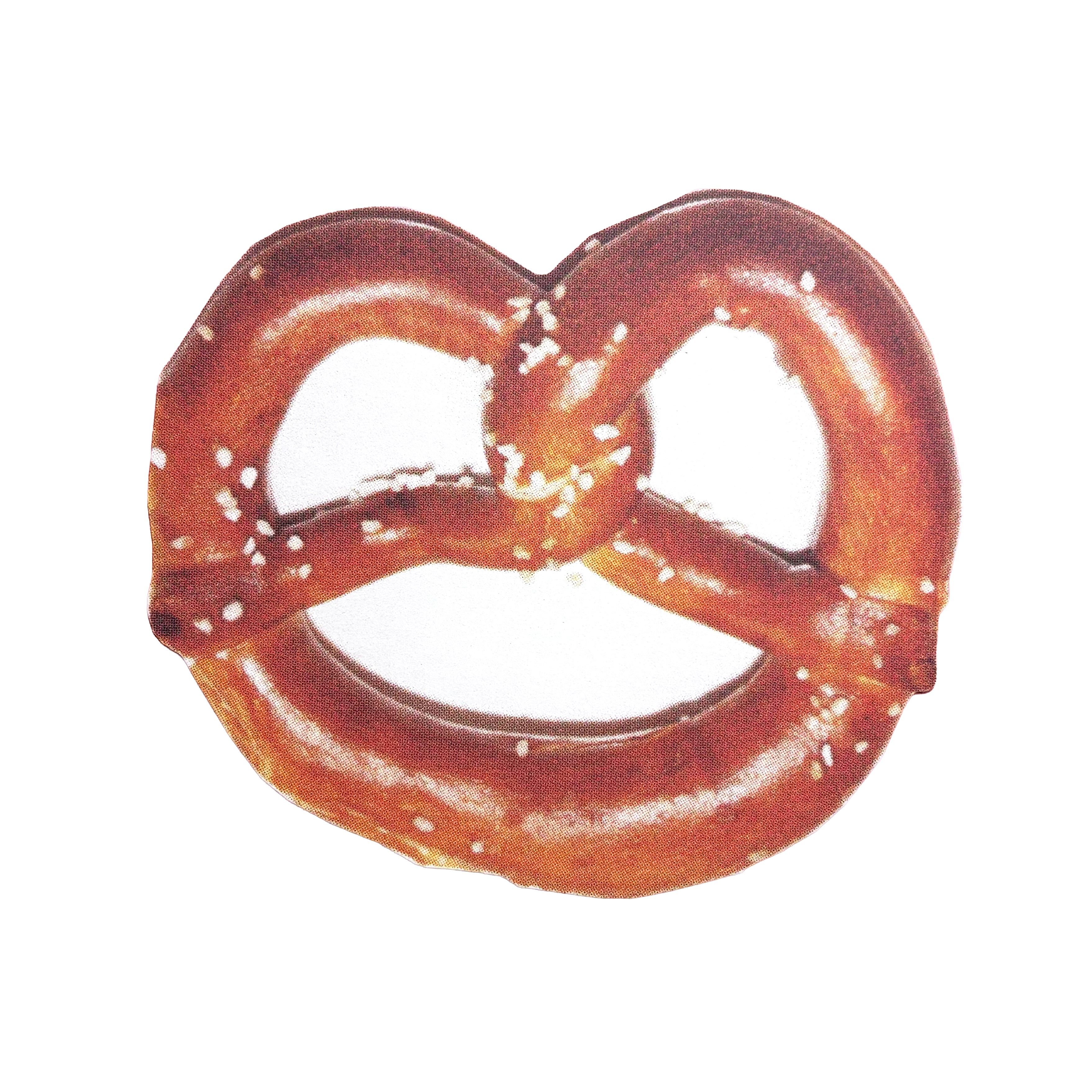 Retro NYC Pretzel Postcard with Envelope