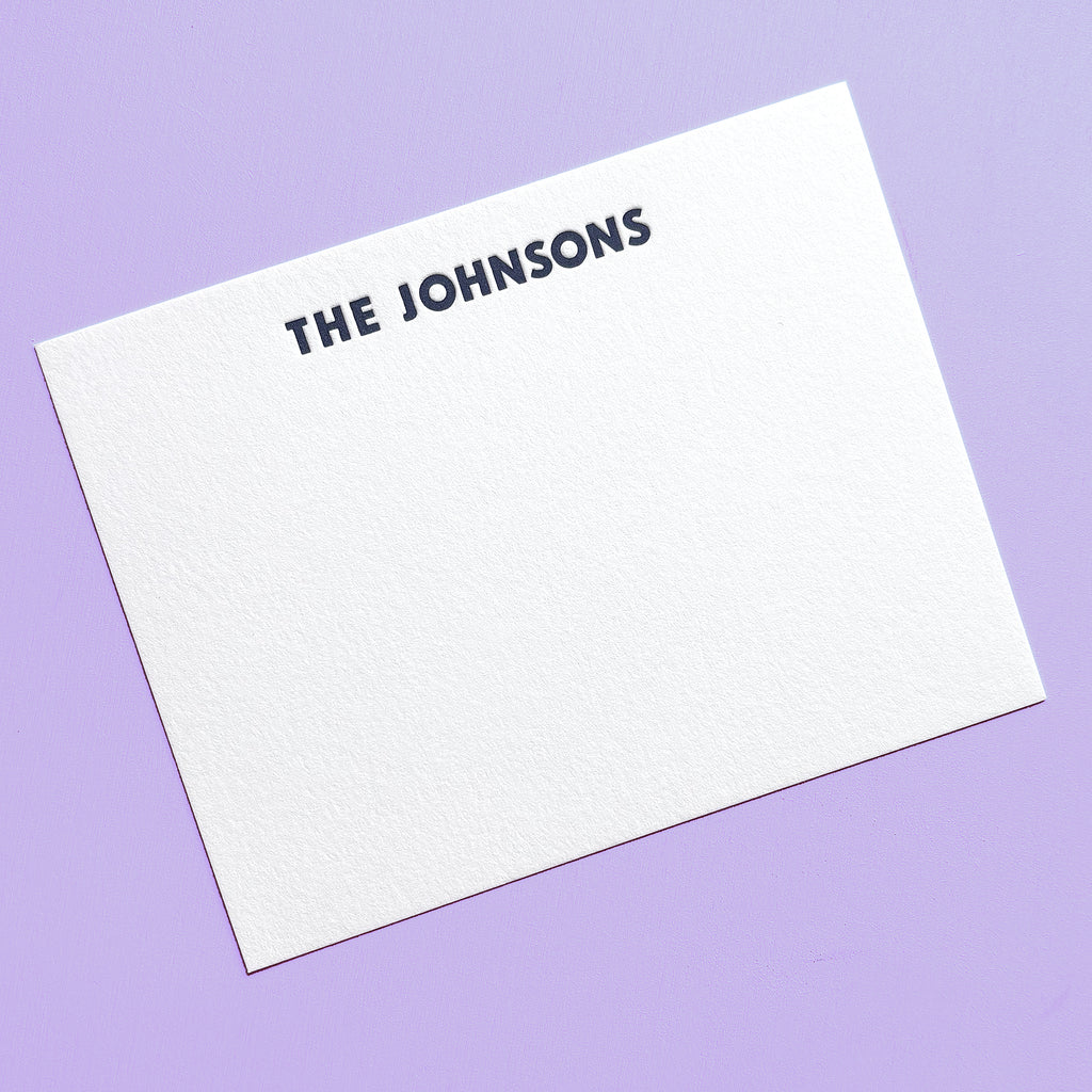 GREENPOINT LETTERPRESS STATIONERY