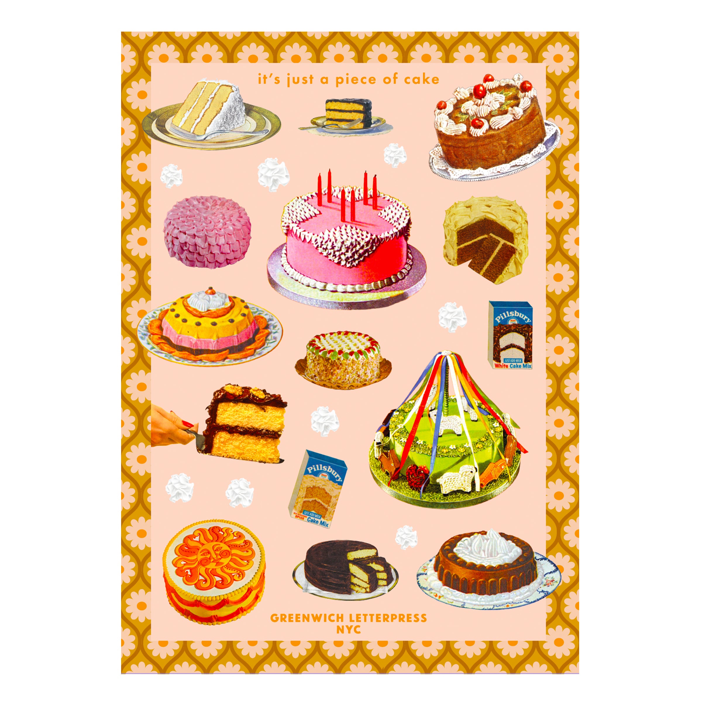 Piece of Cake Sticker Sheet