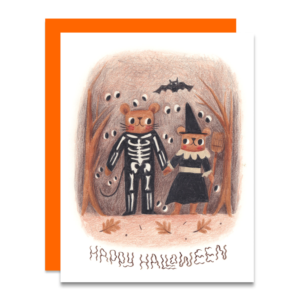 HAPPY HALLOWEEN - YOURS, ROXANNE X GREENWICH LETTERPRESS